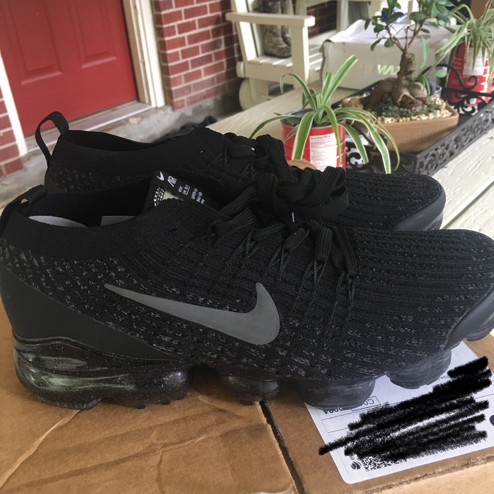 Nike Air VaporMax Flyknit 3 Triple Black Women’s